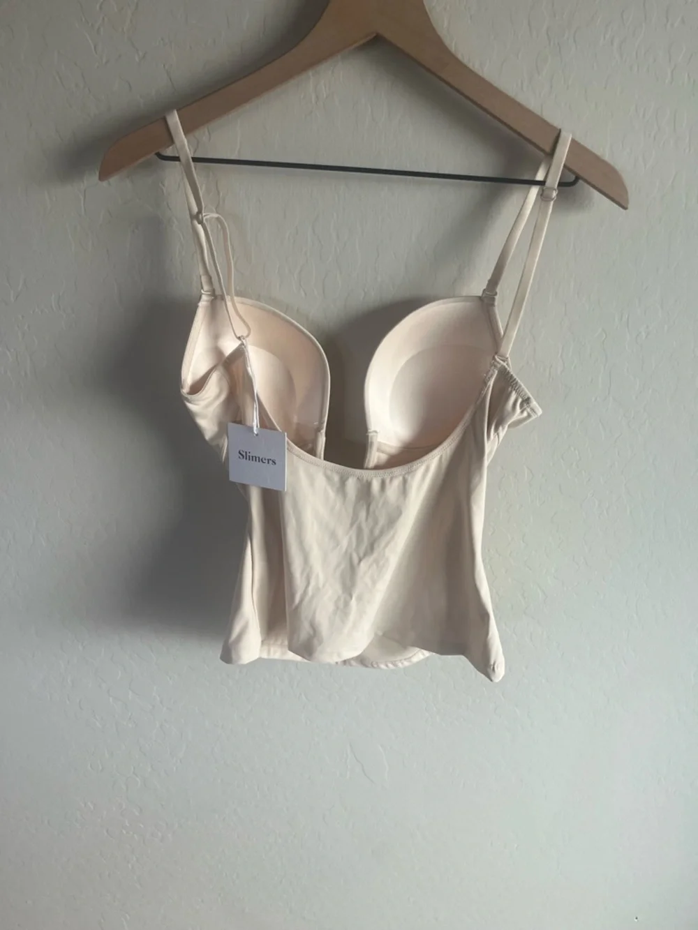 Slimers Deep V Plug Women’s Shapewear Push Up Size M NWT Glam Event